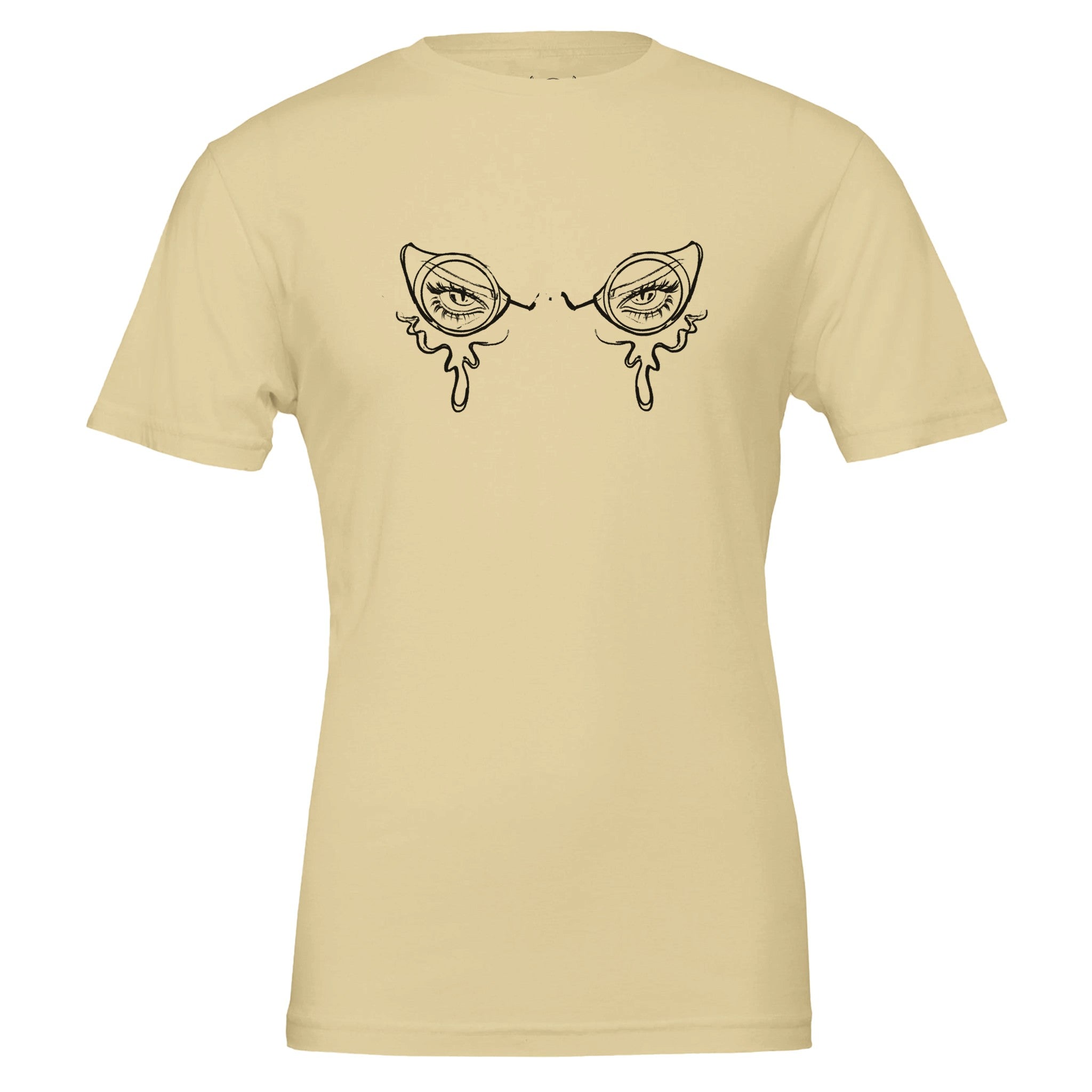 Premium Unisex T-shirt | It's all in the eyes Chico – Tokyo Upcycle