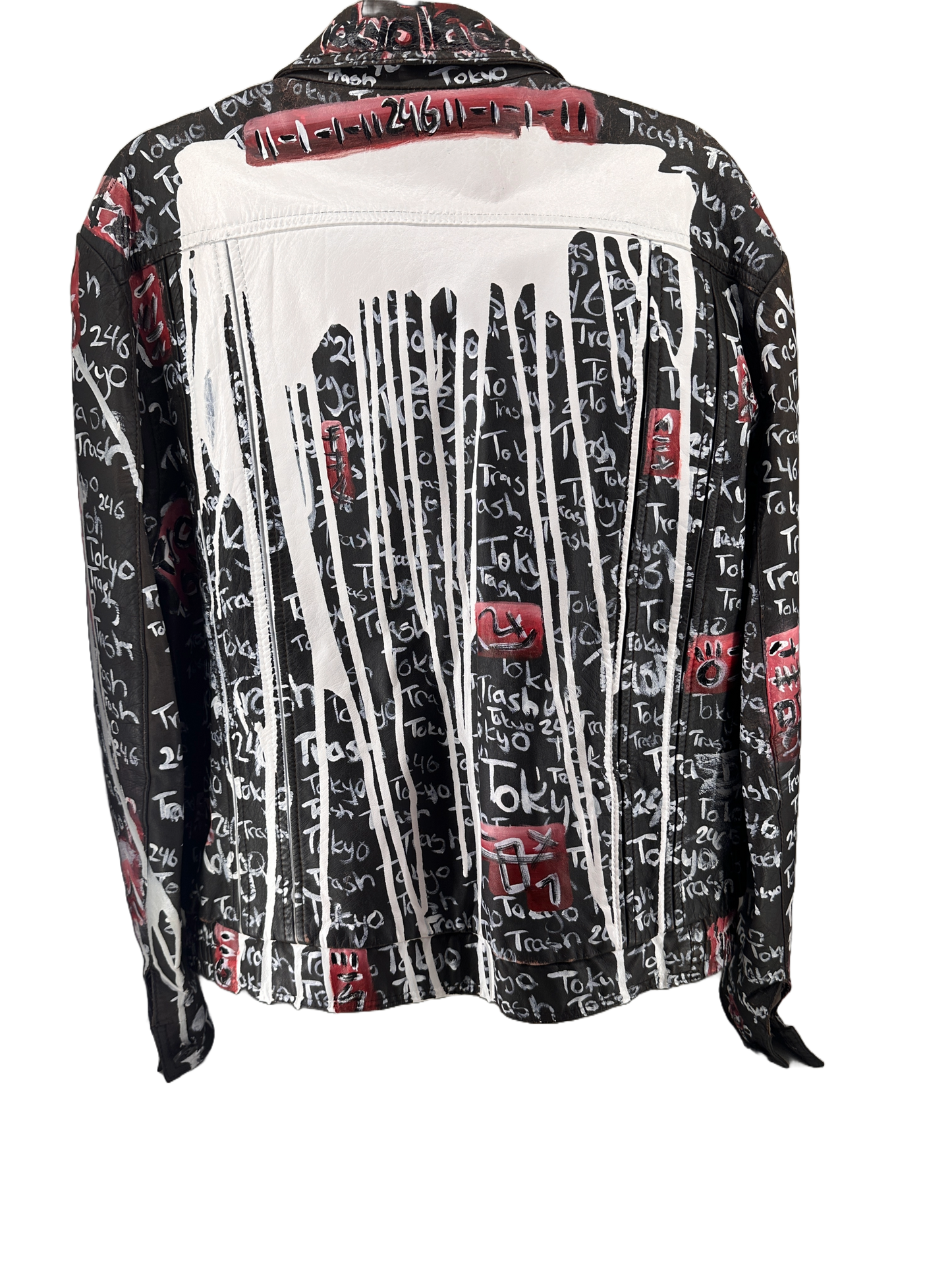 Tokyo Trash - Brown Leather Jacket - Men's Large