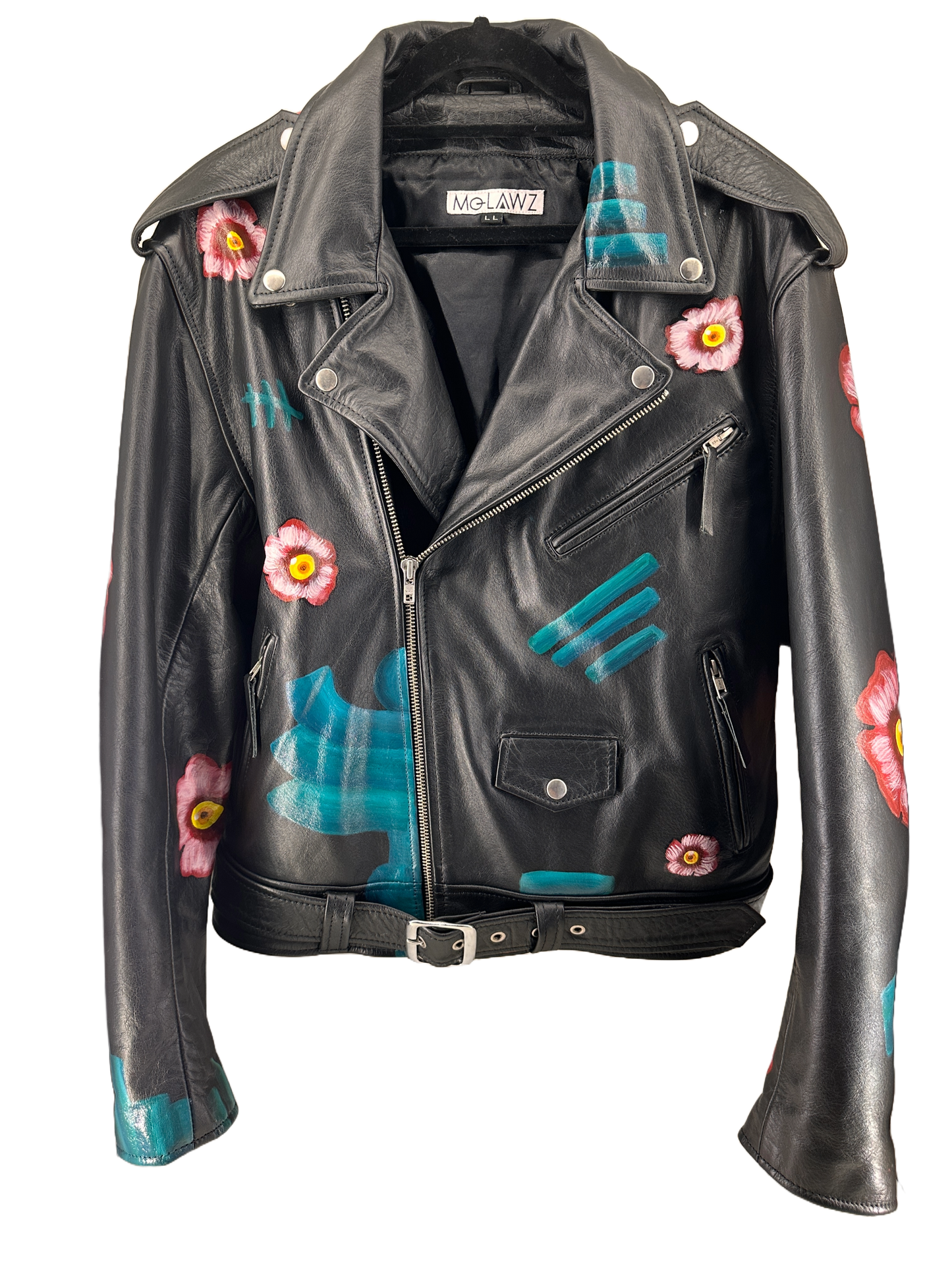 Oni Biker - Men's Heavy Leather Motorcycle Jacket