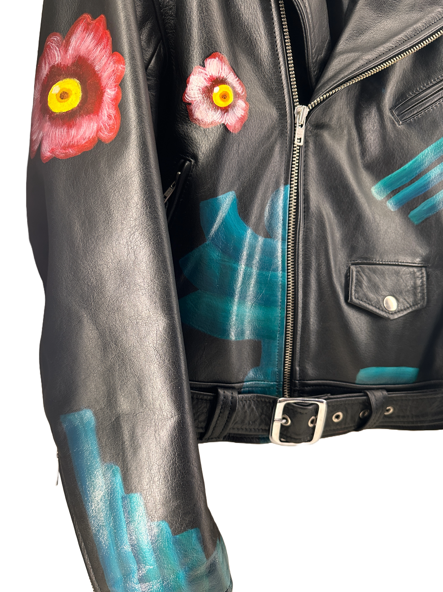 Oni Biker - Men's Heavy Leather Motorcycle Jacket
